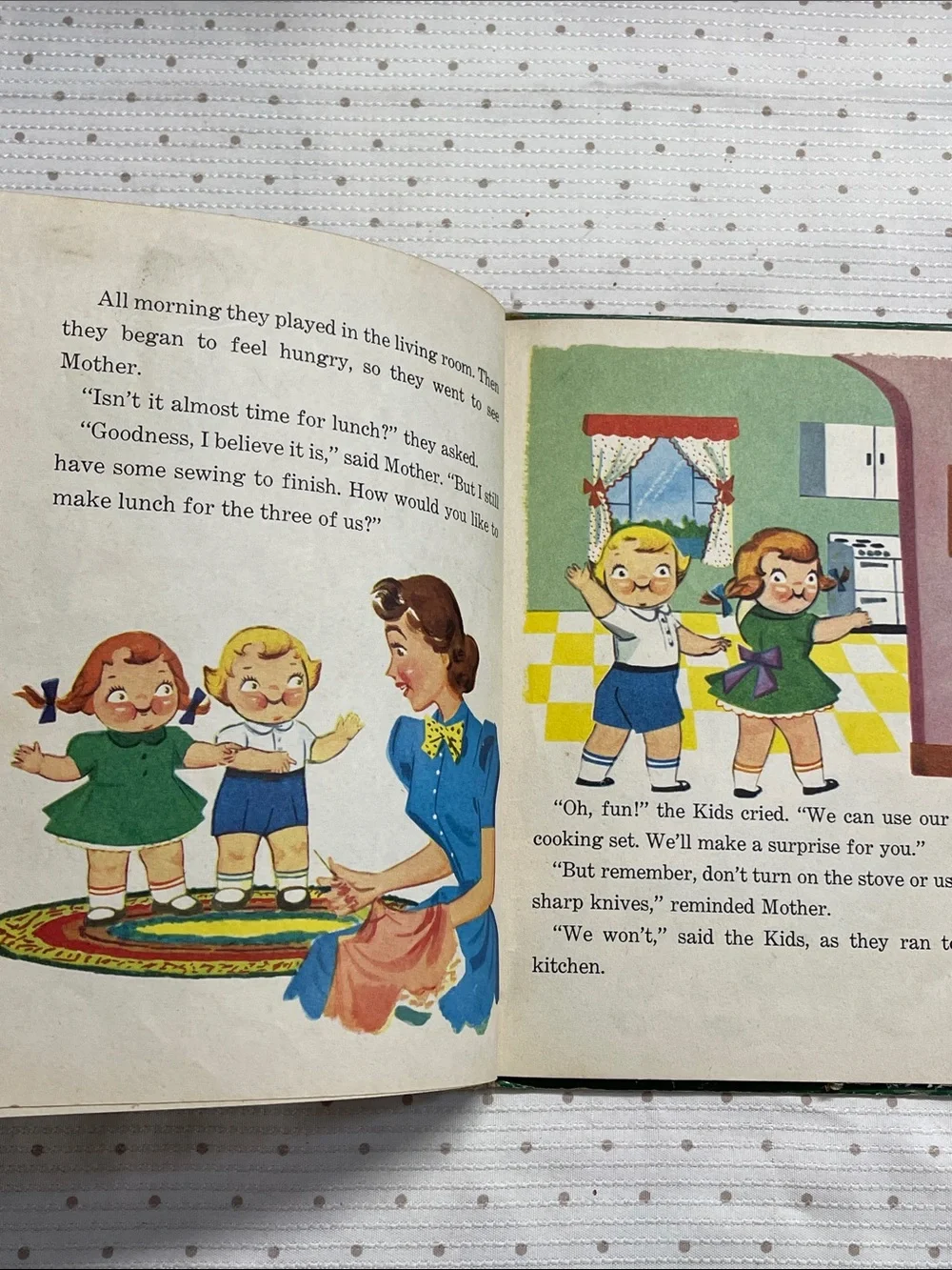 50’s The Campbell Kids at Home - Vintage Children's Book 1954